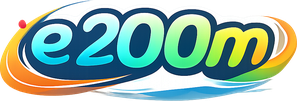 Logo e200m berwarna hijau